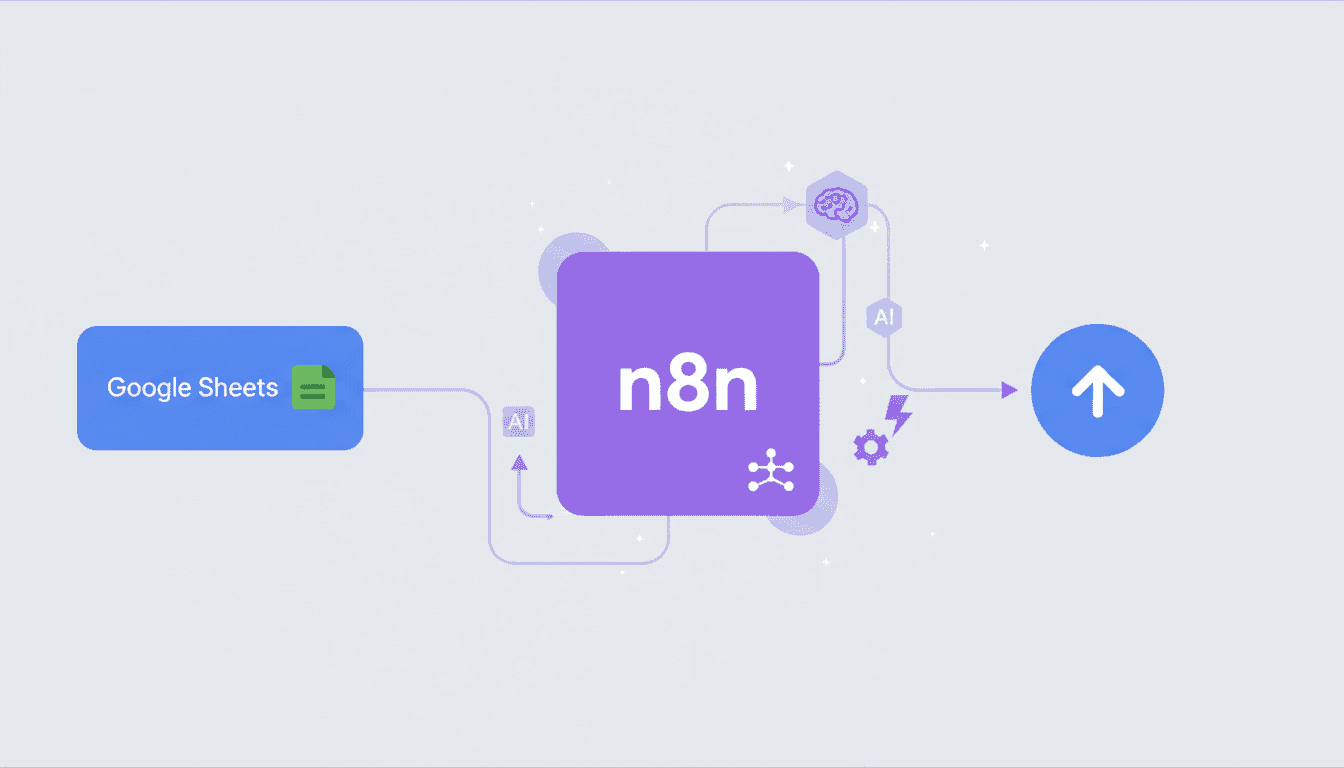 Feature image for How to Automate Google Sheets with n8n