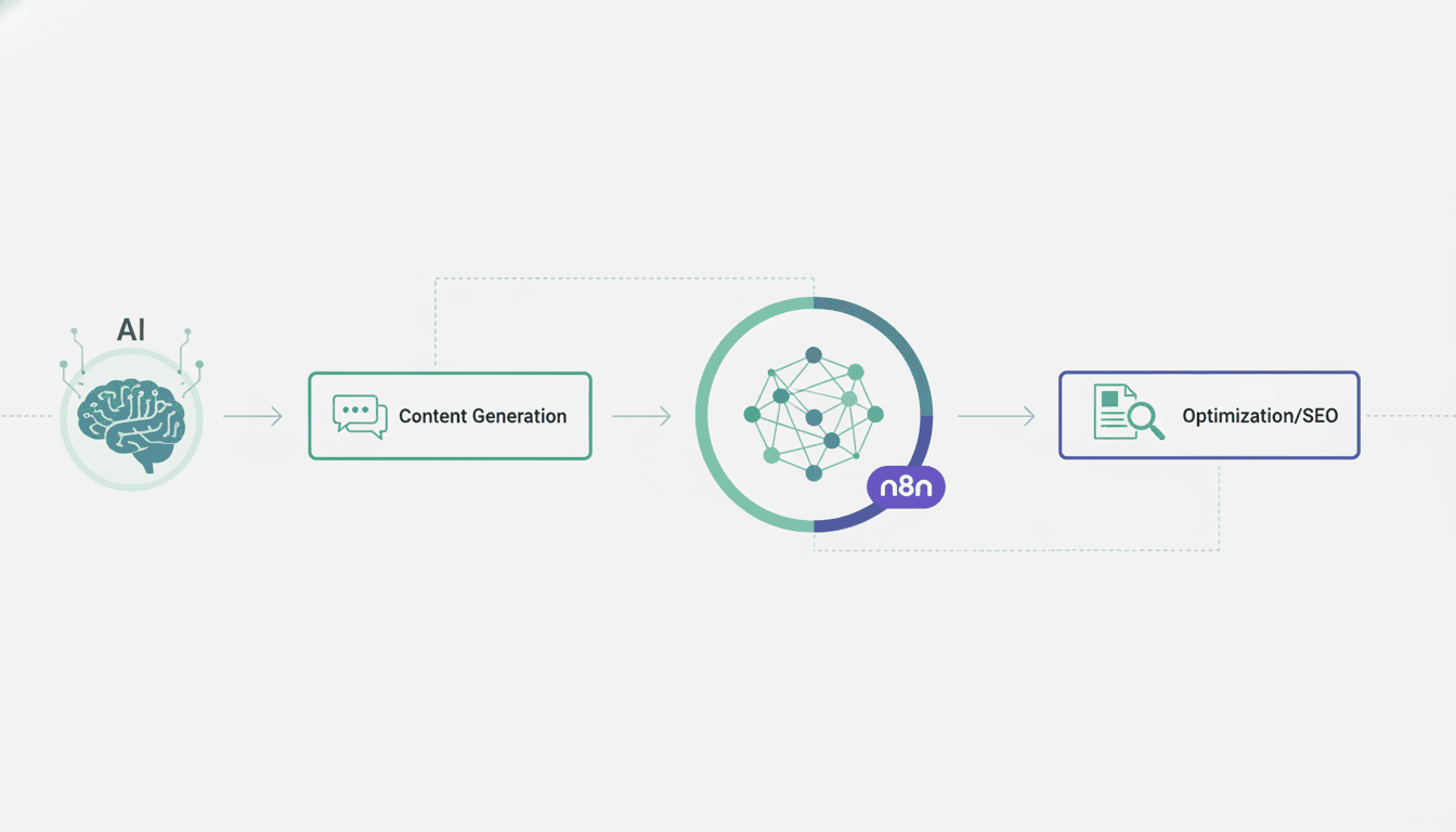 Feature image for How to Build an AI Content Generator Workflow in n8n